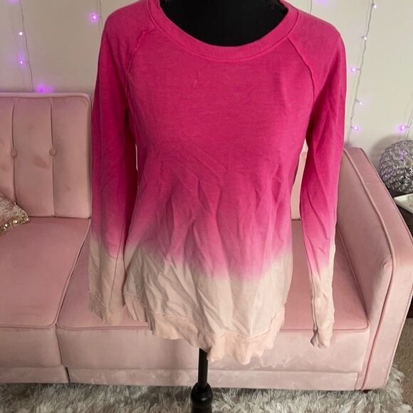Maurices Pink and White Sweater in Size M - Picture 1 of 6